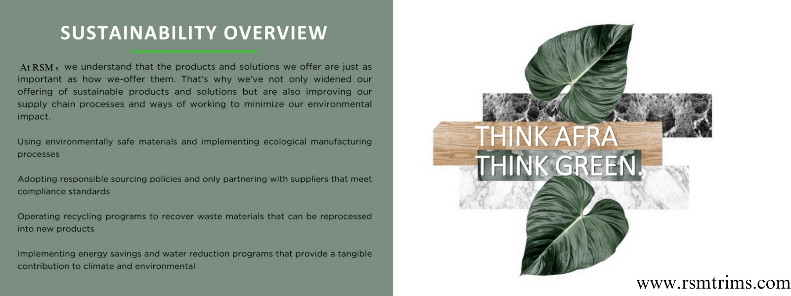 Sustainability